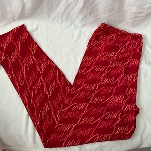 LuLaRoe Leggings, Love Pattern
